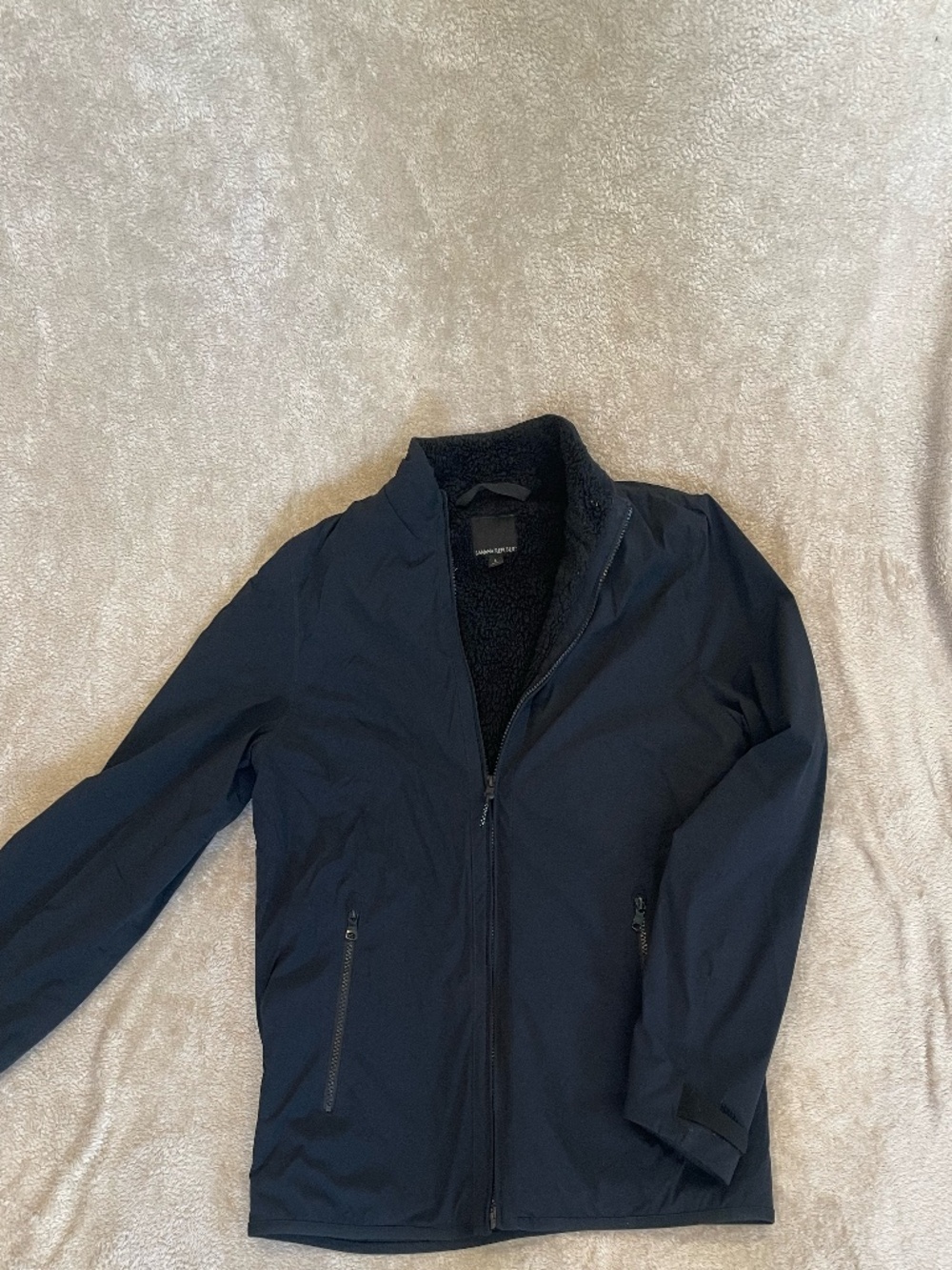 Men's Black Banana Republic light weight jacket/windbreaker.  Size Large